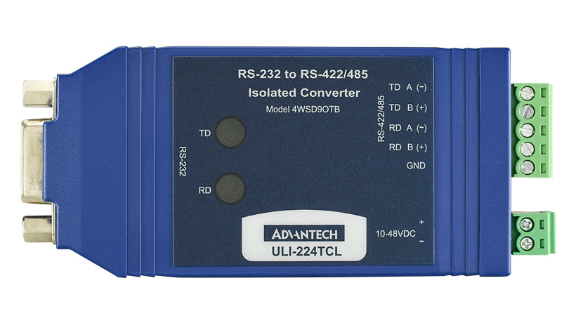 ULI-224TCL - RS-232 (DB9 母口) To Iso. RS-422/485 (端子排) 转换器 ULI-224TCL |研 ...